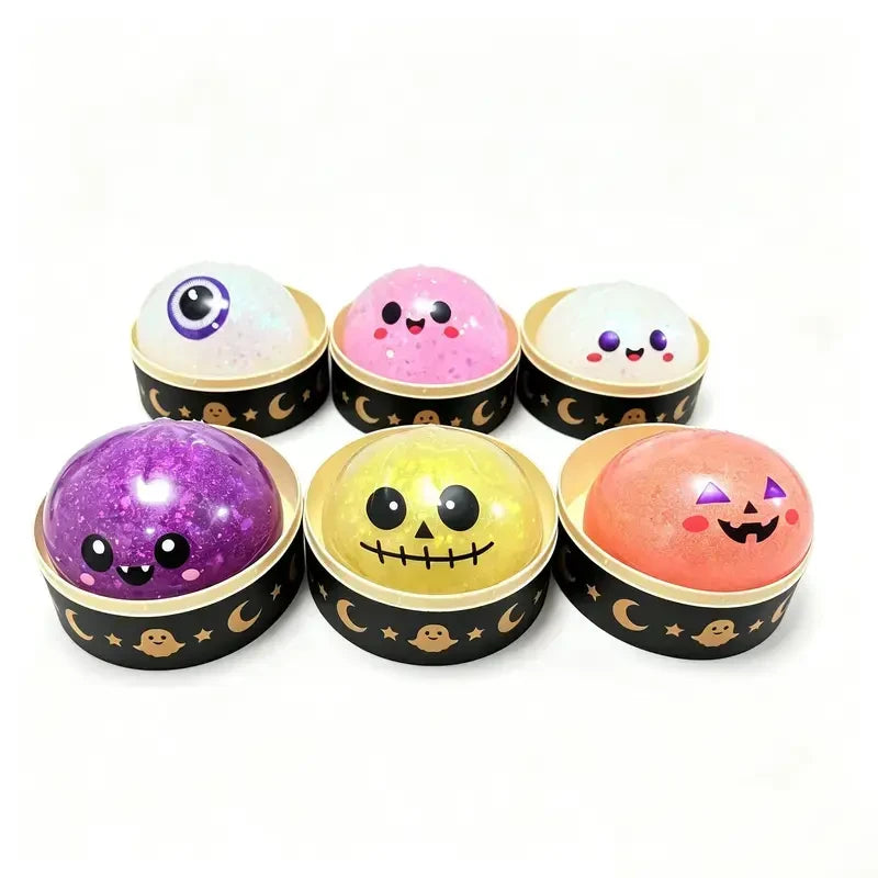 Halloween Ghost Dumpling Squeeze Toy