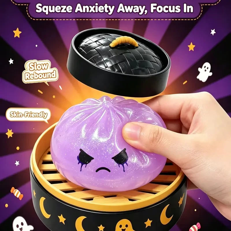 Halloween Ghost Dumpling Squeeze Toy